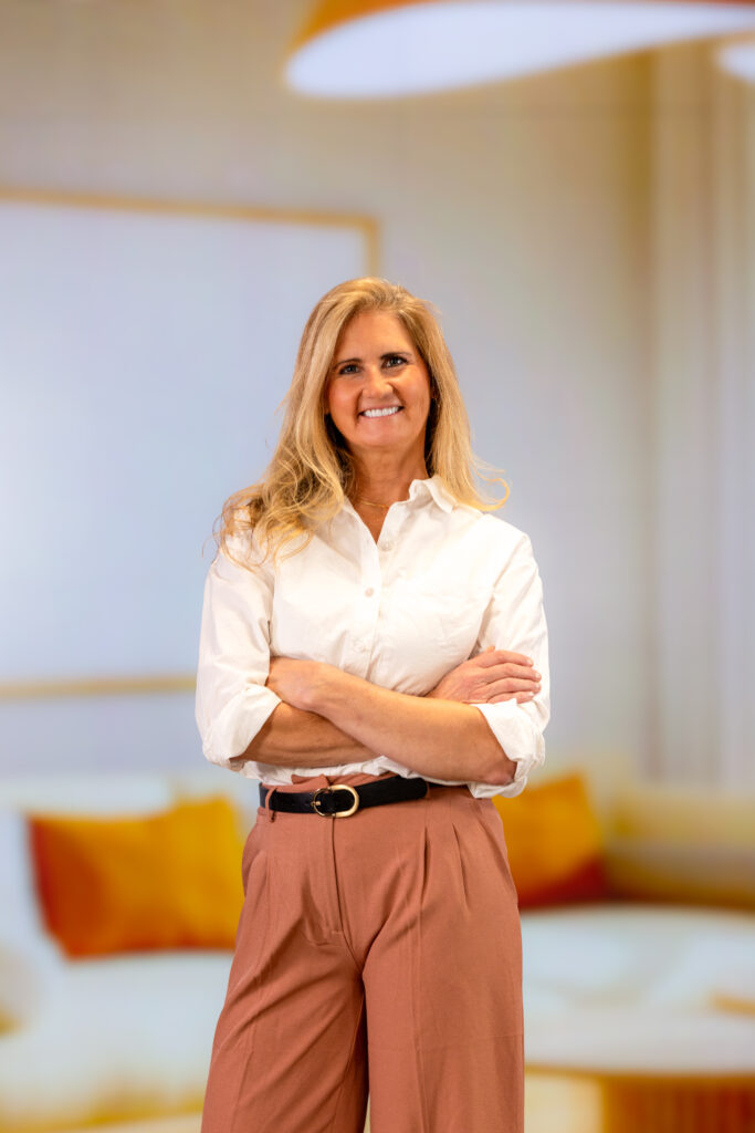 The business-woman owner of Onsite Corporate Massage